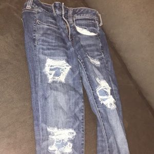 American eagle ripped jeans